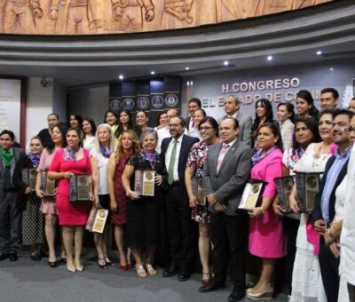 Entrega el congreso del estado preseas a mujeres destacadas