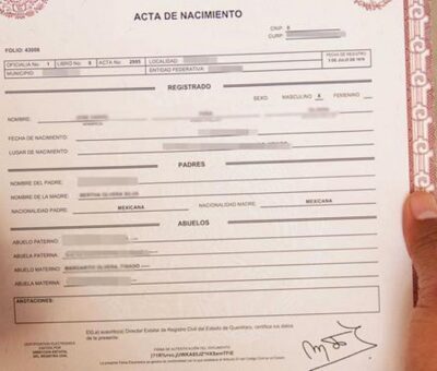 Actas de nacimiento dejarán de asentar si un hijo es de padres casados; será opcional