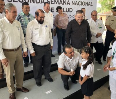 Felipe Cruz y Secretario de Salud Ponen en Marcha Segunda Semana Nacional de Salud   