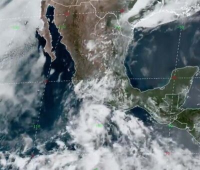 Se desarrolla tormenta tropical frente a la costa de Michoacán; afectará a Colima