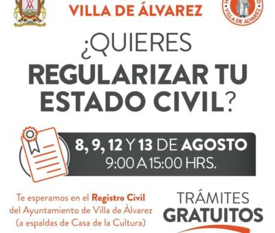 Felipe Cruz invita a villalvarenses a regularizar su estado civil, gratis