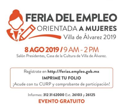 Invita alcalde  a aprovechar feria del empleo dedicada a mujeres