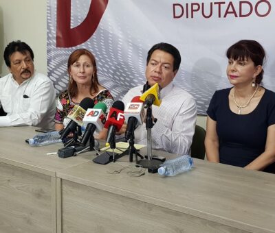 Abre Mario Delgado oficina de gestión en Colima; niega destape a la gubernatura