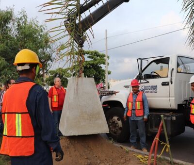 Tres Obras Más de Alumbrado Público, Pavimentación y Ampliación de Bocatormentas Ponen en Marcha  en Villa de Alvarez