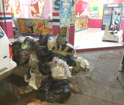 Exhortan a comerciantes del centro respetar horarios de recolección de basura