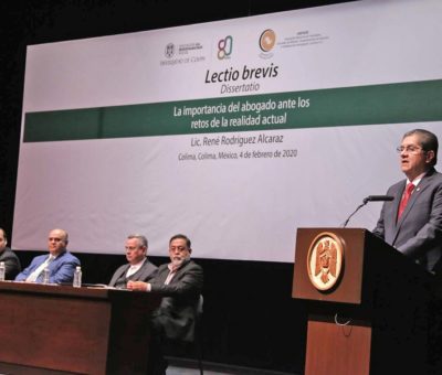 Abogados, promotores de la  conciliación social: Rector