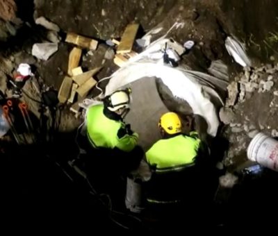 Hombre cumple seis días enterrado en una noria; PC Jalisco y Colima trabajan en su rescate