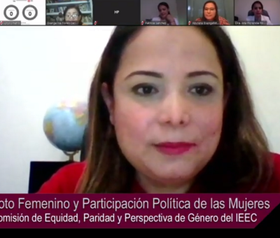 Organizó IEE panel de análisis sobre el voto femenino y la participación política de la mujer