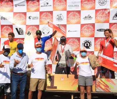 Premia Gobierno del Estado a ganadores del Torneo de Surf Clásico de Pascuales