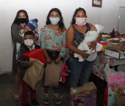 Apadrina Fiscalía a niños de la comunidad de Suchitlán