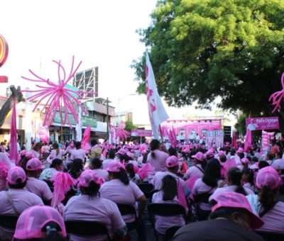 Tecomenses arropan a candidatos de Fuerza Por México