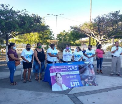 Propone Licho Manzo apoyo trimestral para compra de gas LP a hogares dirigidos por mujeres