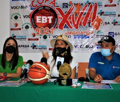 En Tecomán, anuncian Torneo Nacional Copa Escuela de Baloncesto de Tecomán