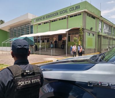 Personal de seguridad penitenciaria controla riña en el Cereso de Colima