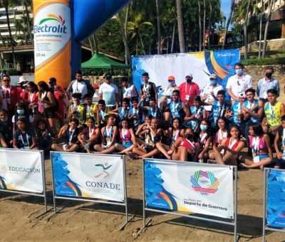 Colima subcampeón de handball en Festival Deportivo de Mar y Playa