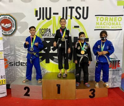12 medallas obtuvo la Academia de Jiu Jitsu Team México Titanes
