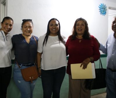 Julia Jiménez se reúne con militancia panista de Comala