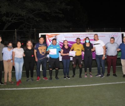 Gran participación en Torneo «Alto a la Violencia vs las Mujeres»