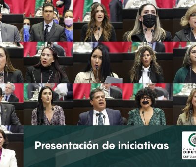 Diputadas y diputados de Morena, PAN, PRI, PVEM, PT, MC y PRD presentan 18 iniciativas
