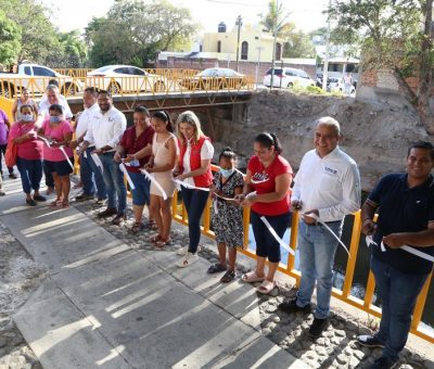 Construye Ayuntamiento de Colima muro de contención sobre Río Colima para prevenir daños en Las Amarillas