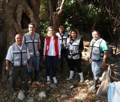 Ayuntamiento de Colima continúa limpieza de ríos y arroyos del municipio