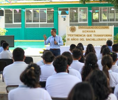 Inauguran jornada académica para celebrar 15 años del Bachillerato 32 de Suchitlán