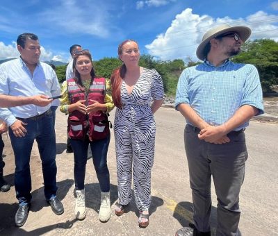 Propondrá Tey a Estado reparar puente-vado en el Arroyo Seco