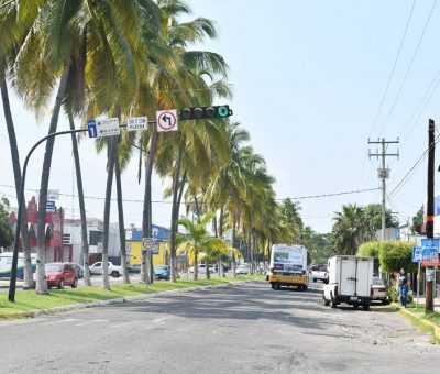 Ayuntamiento de Colima inicia repavimentación del Boulevard Camino Real