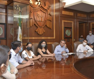 Dialoga rector con representantes estudiantiles de todos los planteles