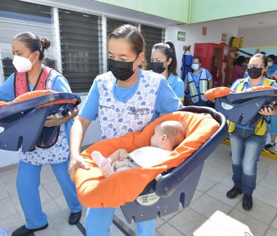 Realizan con éxito macrosimulacro en la Estancia Infantil de la UdeC