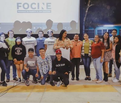 Concluye proyecto HuertoCinema Móvil 2022, en Suchitlán