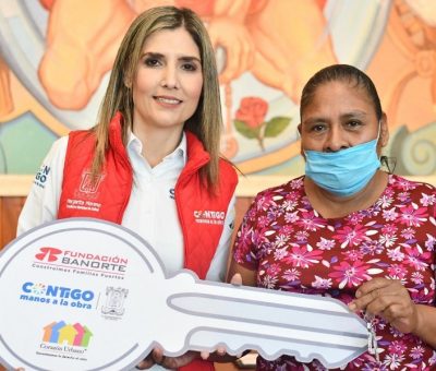 Entregará Margarita Moreno 64 recámaras adicionales más a familias de Colima