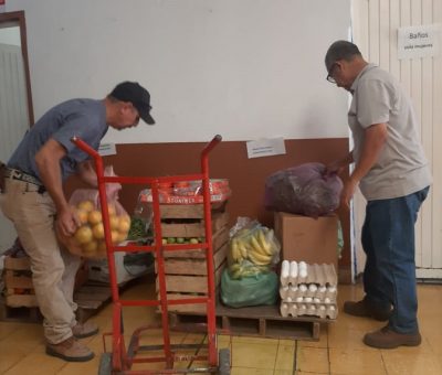 Leche y Dotaciones Alimentarias, entrega DIF Cuauhtémoc