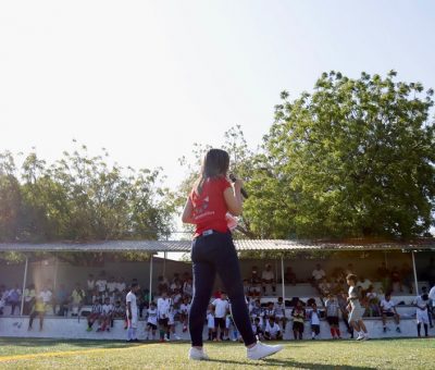 Impulsa Margarita Moreno proyección de jóvenes deportistas de la capital