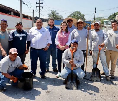 Margarita Moreno mejora vías de acceso al Parque Industrial 