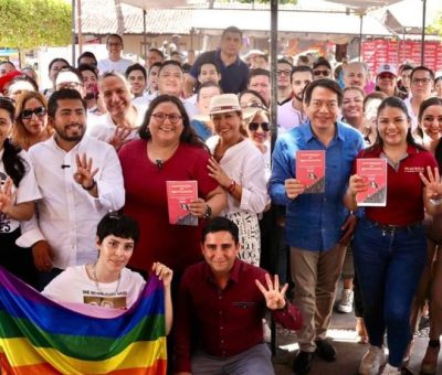 Celebran Mario Delgado y Citlalli Hernández participación de jóvenes y ciudadanía en eventos de Morena
