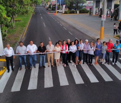 Margarita Moreno entregó rehabilitación de las avenidas Tecnológico y Felipe Sevilla 