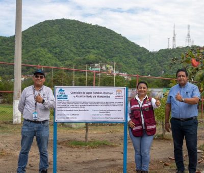 Entrega alcaldesa de Manzanillo modernización de la red hidráulica en la Colonia La Alameda