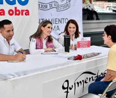 Margarita Moreno concluye con éxito Ayuntamiento Móvil en Quinta El Tívoli