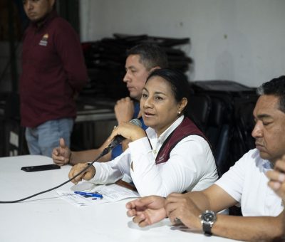 Griselda Martínez anuncia la regularización de colonias, comienza en la Elías Zamora