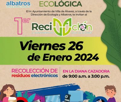 Anuncia Tey Primer Reciclón 2024, será en la Diana Cazadora