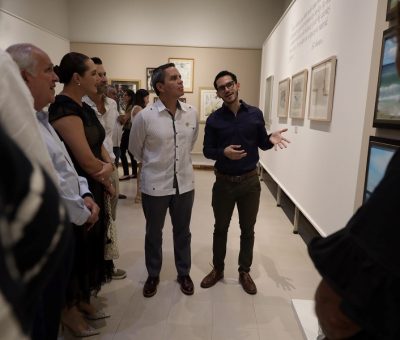 Con 160 obras rinden homenaje al maestro Gil Garea, en la Pinacoteca