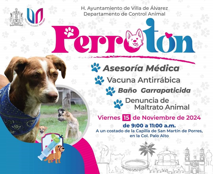 Perrotón estará en la colonia Palo Alto