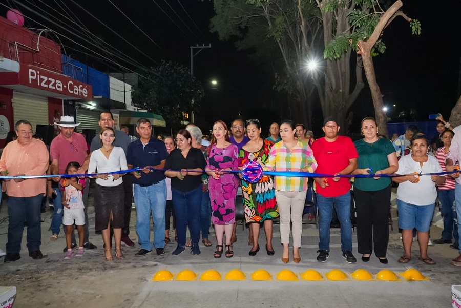 Entrega Tey Gutiérrez vialidad intermunicipal modernizada