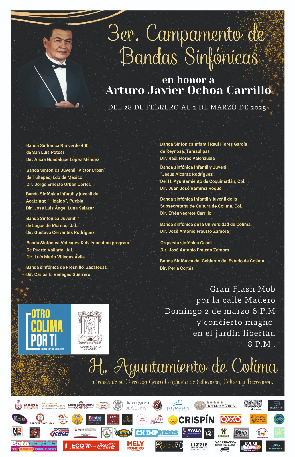 Se desarrolla en Colima el Tercer Encuentro Nacional de Capacitación de Bandas Sinfónicas Infantiles y juveniles