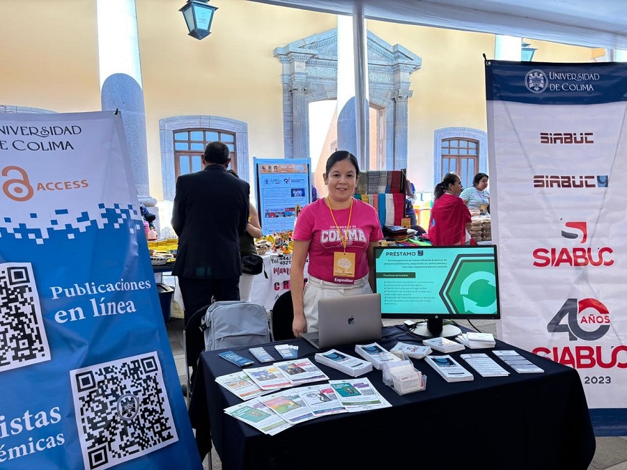 Universitarias promueven SIABUC9 y presentan Pub-Analyzer, en la 2ª Feria de Acceso Abierto
