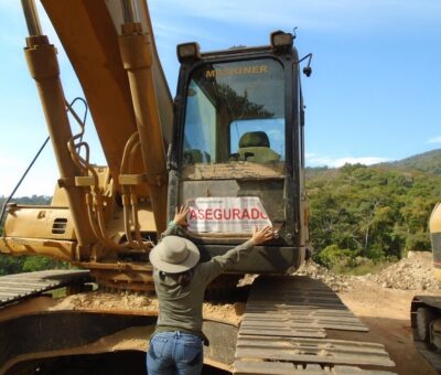 Profepa clausura obras y actividades de cambio de uso y explotación de mineral de fierro en Colima