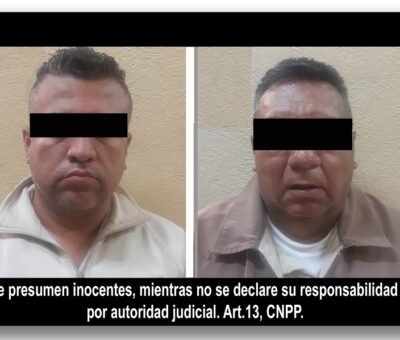 Por el delito de robo, colombianos fueron capturados y ya están en prisión