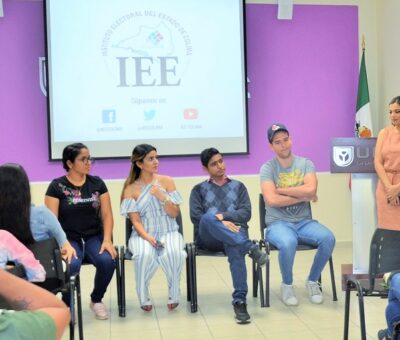 Imparte el IEE charlas interactivas para fortalecer educación cívica y participación ciudadana en jóvenes