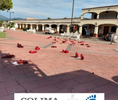 En alusión a feminicidios cometidos en Colima, realizarán exposición de arte objeto «Zapatos Rojos»